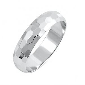 NEW STARLETTE women's lila band ring in silver